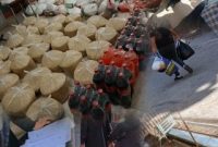 توزیع بسته معیشتی توسط جامعه نابینایان آذربایجان شرقی در بین ۵۰ خانواده نیازمند