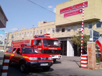 آماده باش آتش نشانی در روز ۱۳ فروردین