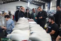 بازدید مدیرعامل سازمان منطقه آزاد ارس از کارخانه پیشگامان دنیلی ارس